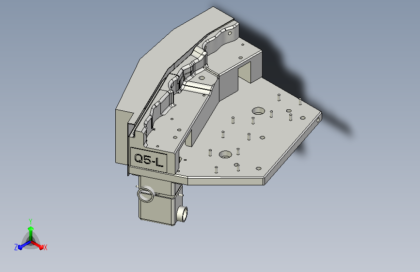 奥迪Q5L导轨滑轮压接工装