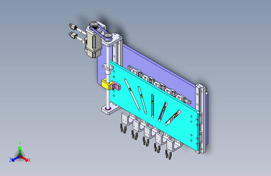 变距离的凸轮机械手