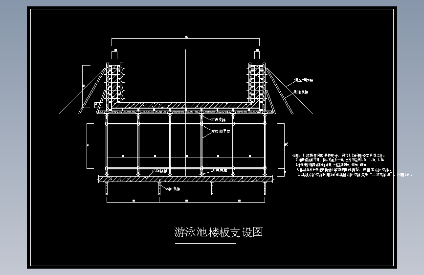 板模板支设图