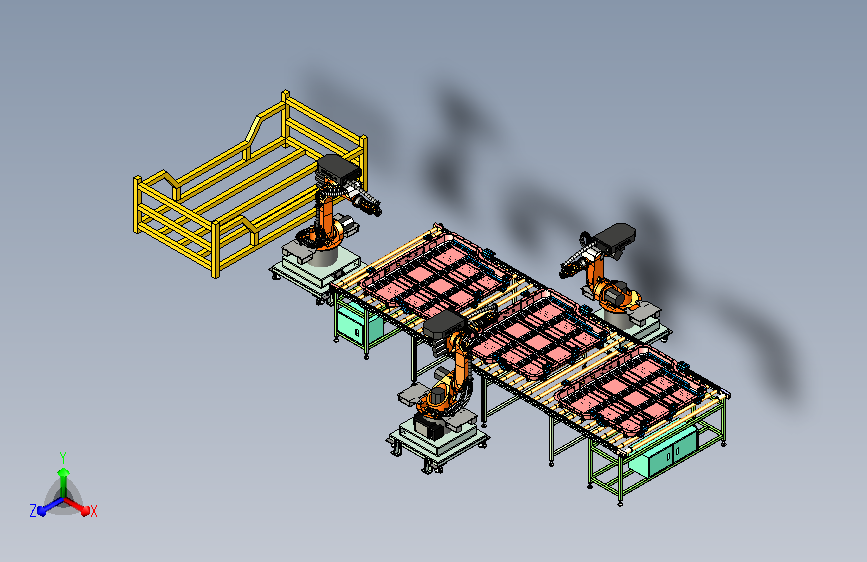 电池包下箱体自动拉铆设计