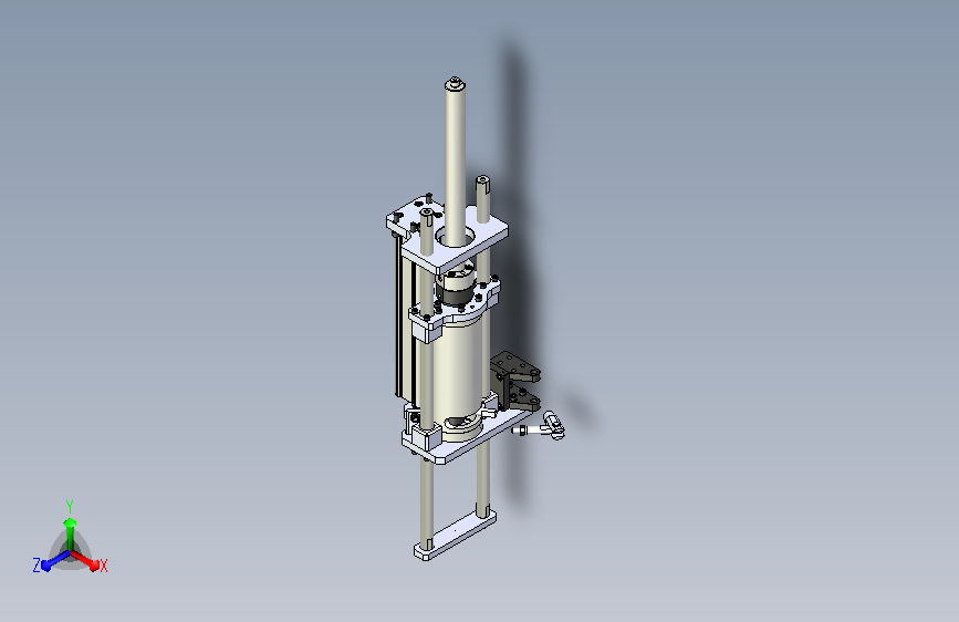 顶升加旋转机构