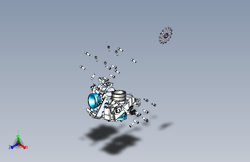 杜卡迪848摩托车数模