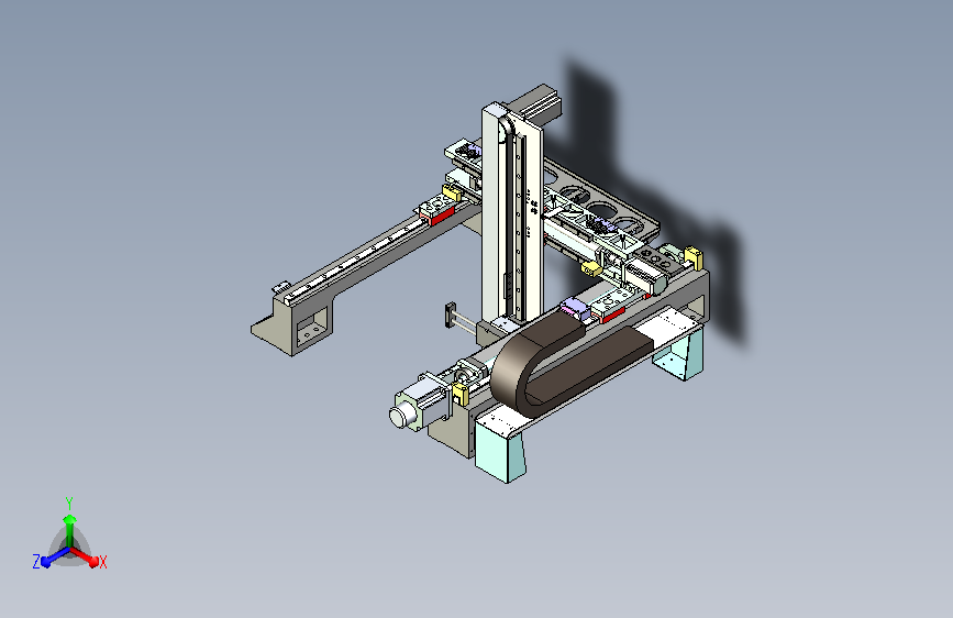 多轴机械取料机构手设计
