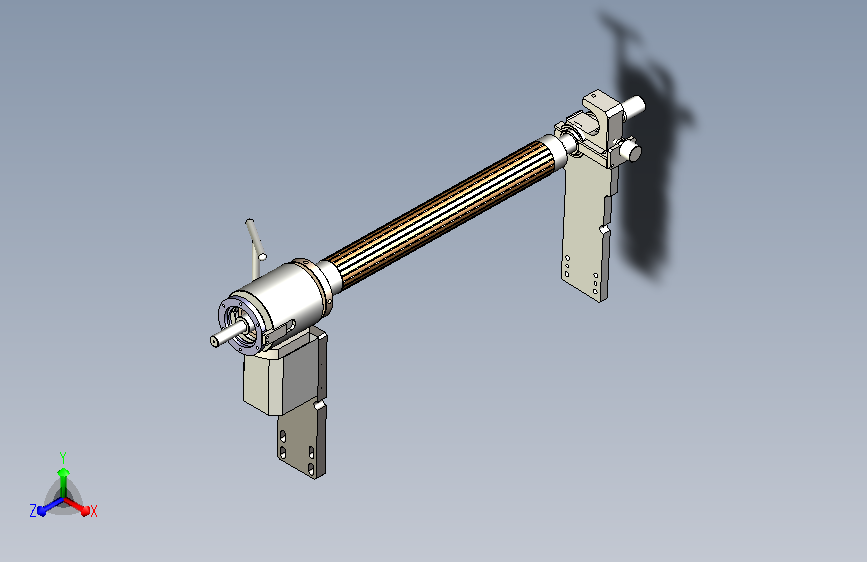 放卷机构 旋转放料部件