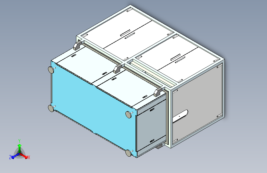 非标设备封闭式外框设计