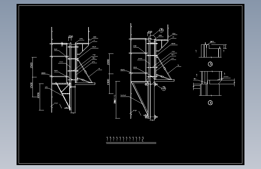 外挂架组合钢模板支设图2