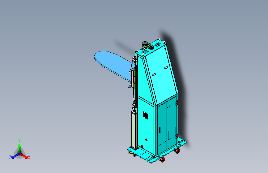 工厂非标搬运叉车设计