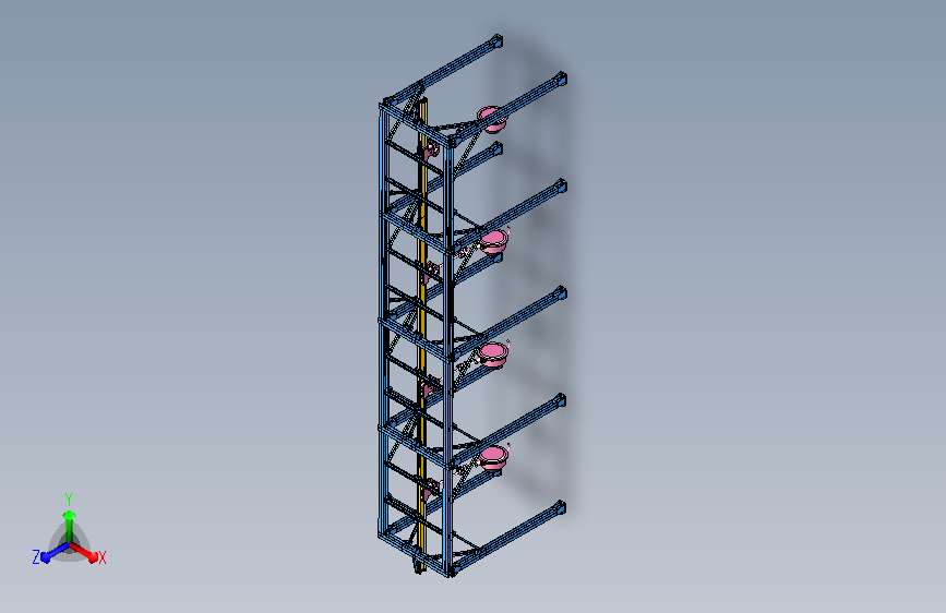 挂架输送线设计