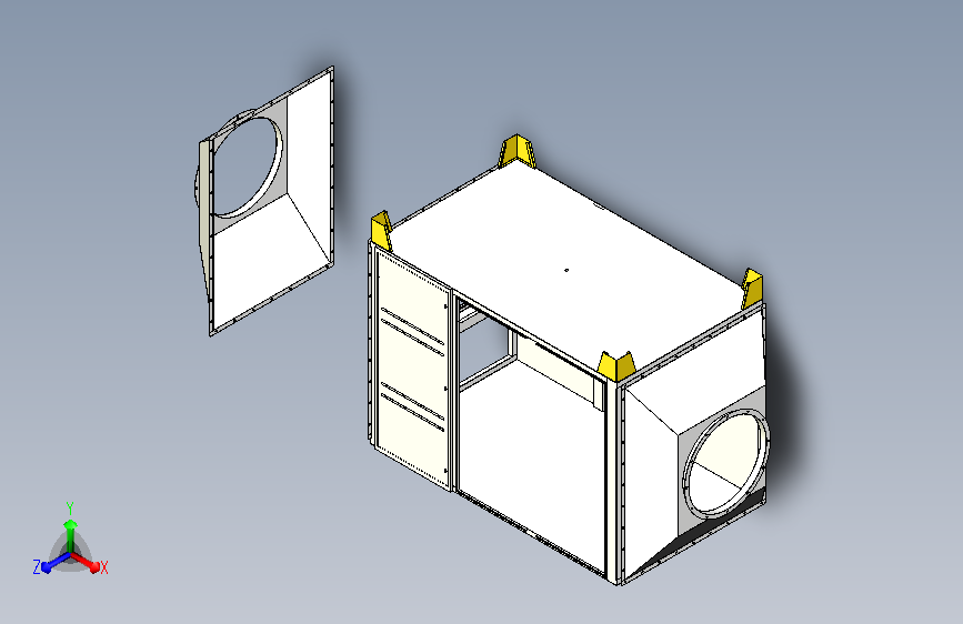 活性炭过滤箱2600X1500X2000
