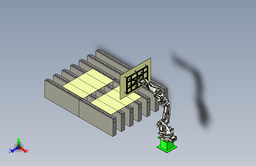 机器人自动化流水线取板设计
