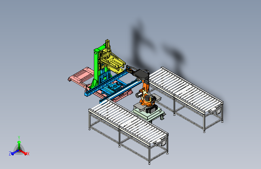 机器人自动化压制生产线