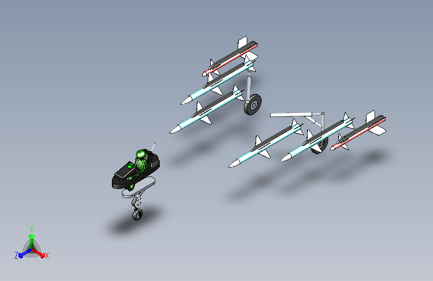歼击机外观玩具模型3D图纸