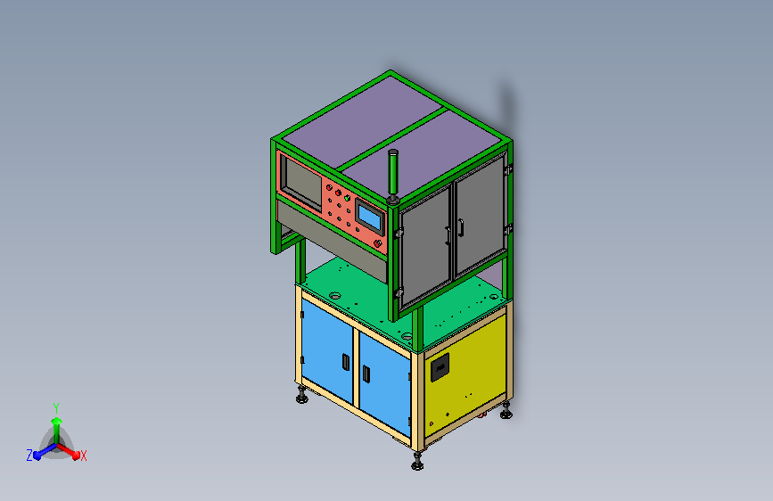 检测设备外框架设计