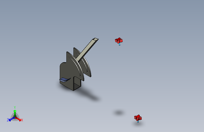 简易游戏赛车座椅3D模型图纸