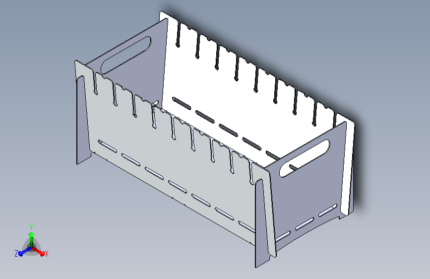 简约手提式拼装烤架 烤炉