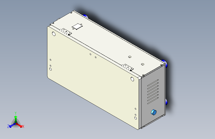 扣锁式钣金电控箱设计