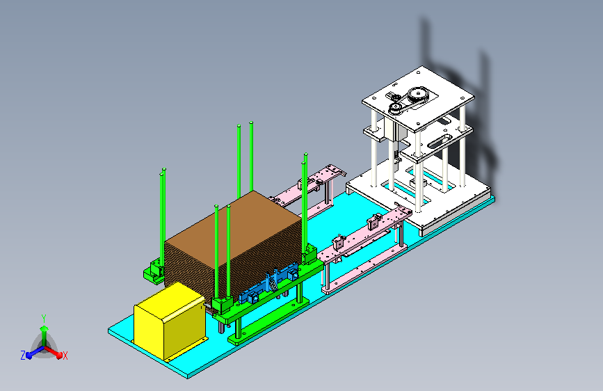木板级进送料设备设计