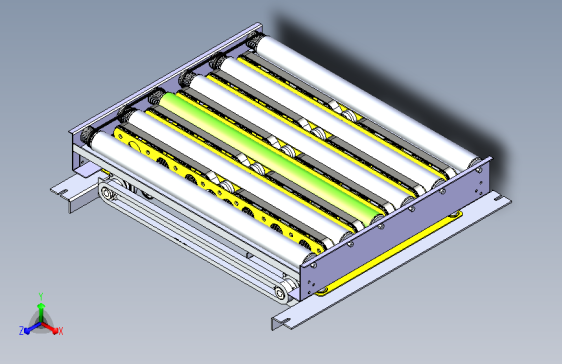 皮带滚筒式双向移载机