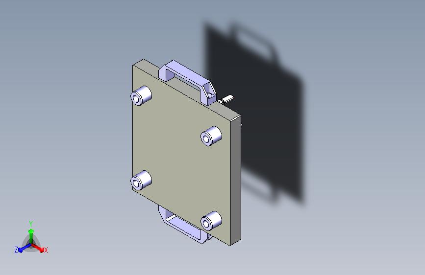 汽车副车架散件检具设计