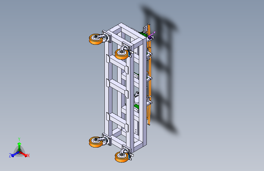汽车非标生产设备涂胶支架