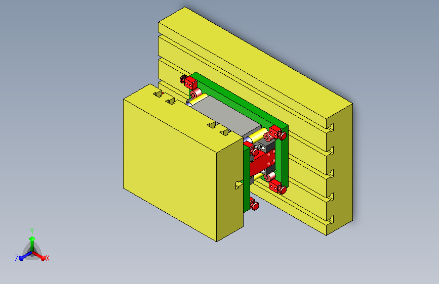 汽车横梁散件冲压模具