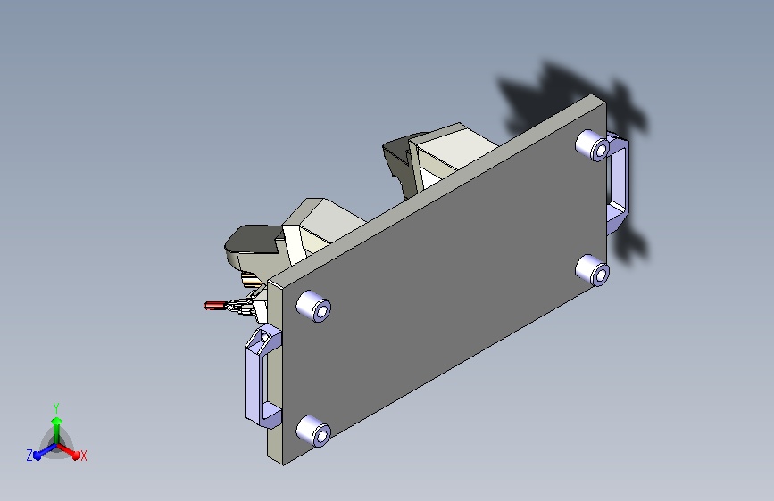 汽车后桥U形小件检具