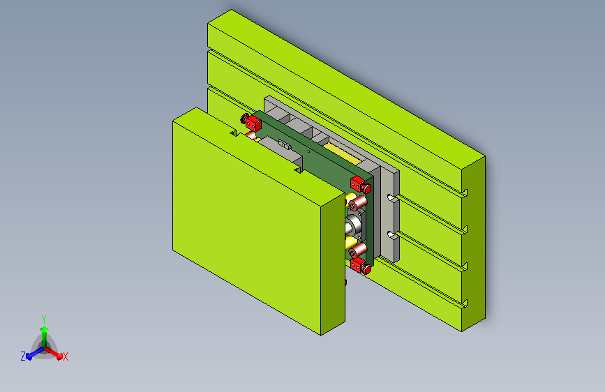 汽车油箱冲压小件模具
