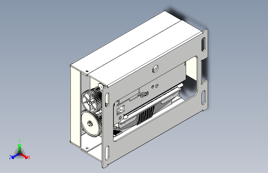 热敏打印机机构