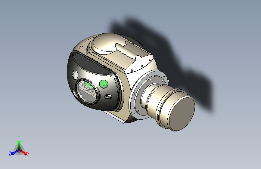 摄像头详细结构三维模型