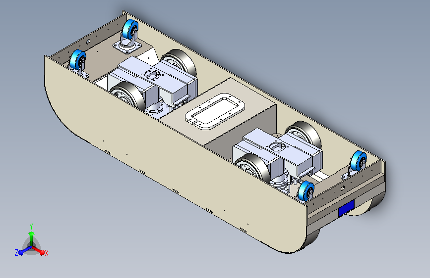 双驱双向潜伏式AGV小车