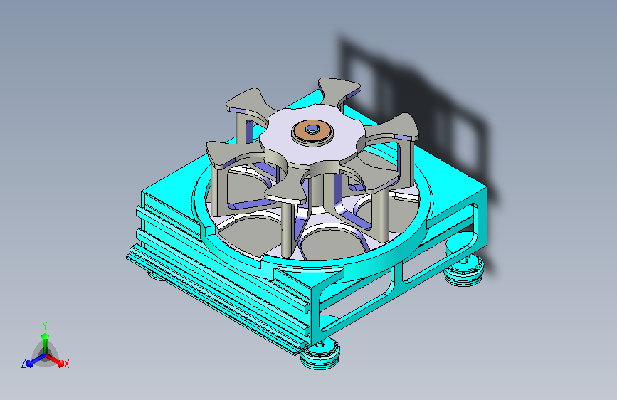 四工位旋转转盘设计