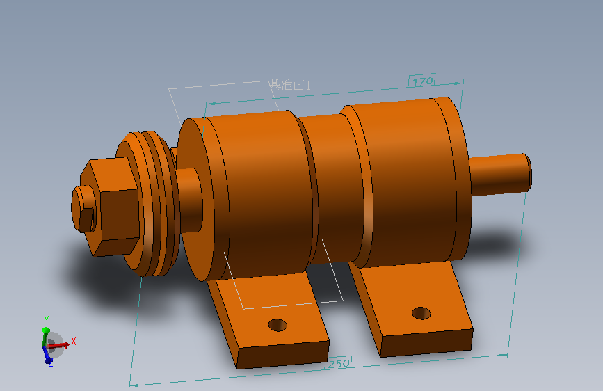 锯片主轴(208锯机轴)
