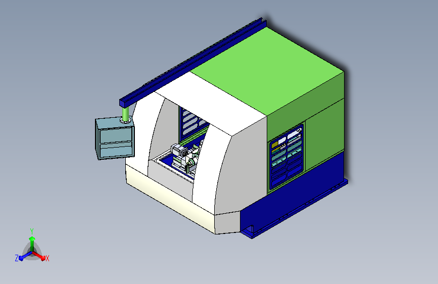 万能工具磨床模型3D图纸
