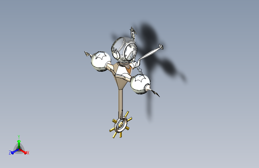 未来飞行器模型