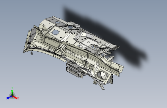 微型车v70内饰暖风机
