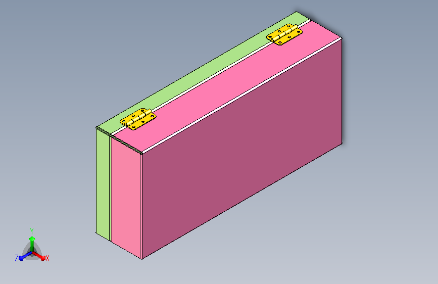五金工具箱三维设计
