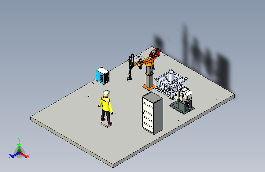 卸料机箱体焊接工作站