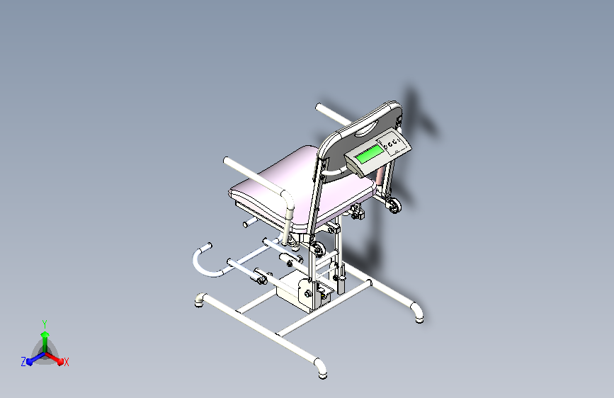一款可折叠的轮椅电子衡器