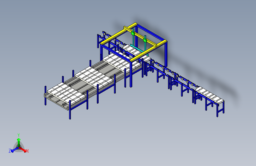 一种叶菜菜苗中转转运系统