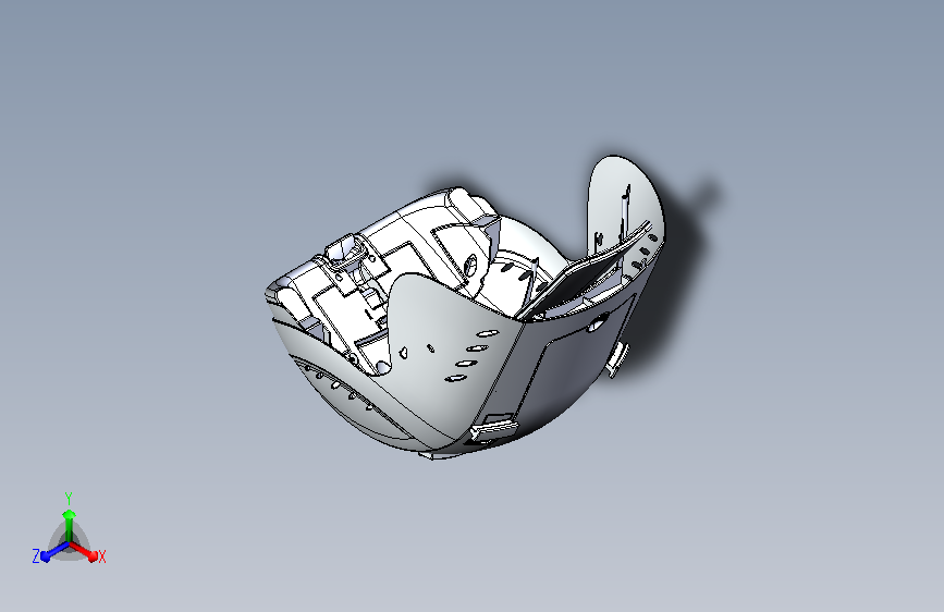 婴幼儿安全座椅三维建模图纸