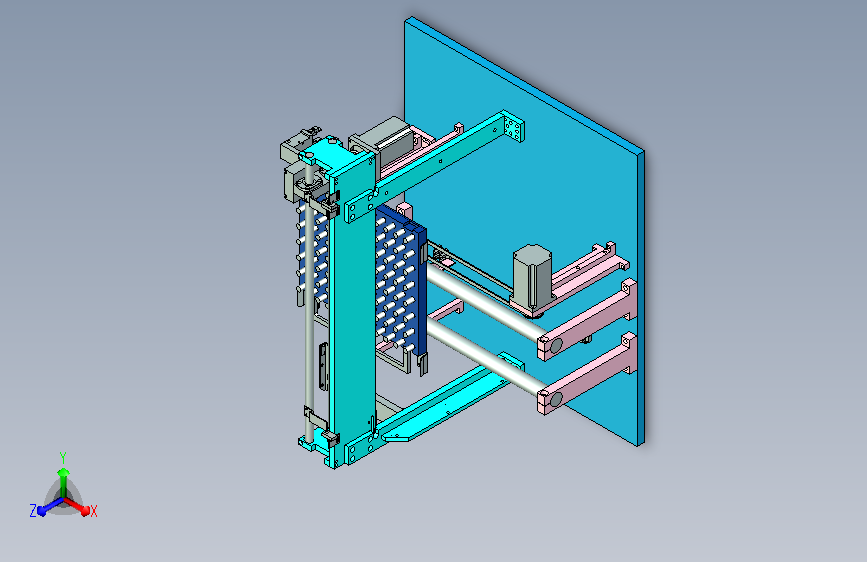 圆柱自动化抓取坐标机械手设计