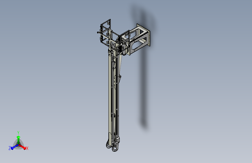 照明灯臂架结构