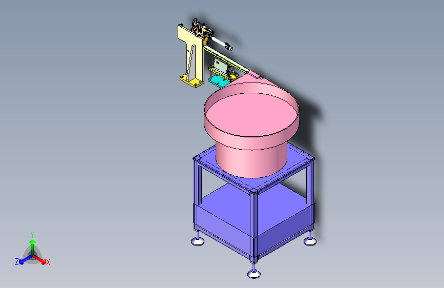 振动盘自动化排料与机械手取料一体化设计
