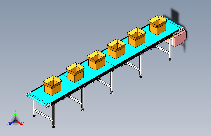 纸箱输送线设计