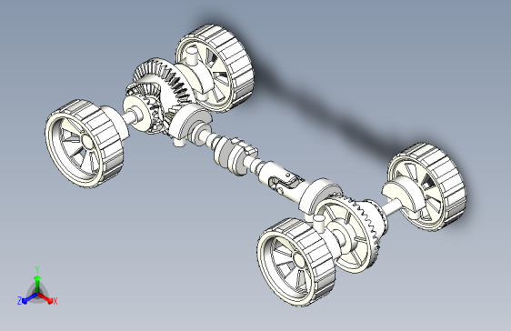 转向差速与动力传动设计