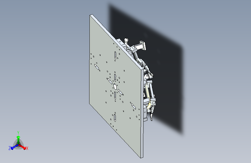 装饰品底部支架焊接夹具