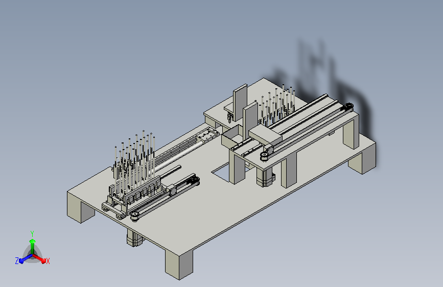 桌面式的弹夹取放料机构