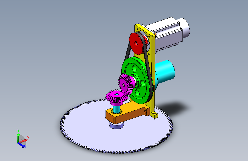 带传动锥齿轮锯片切割机--1728716--50
