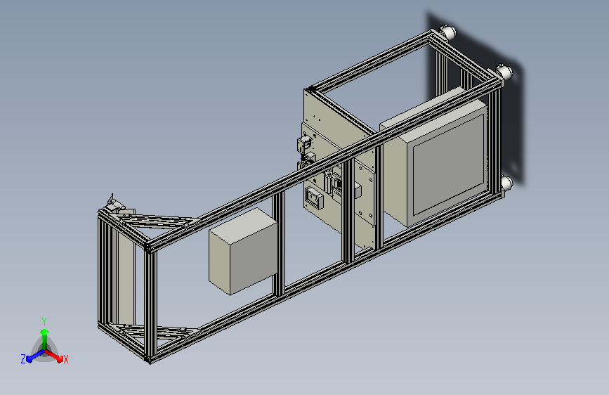左右机械组预装工作台