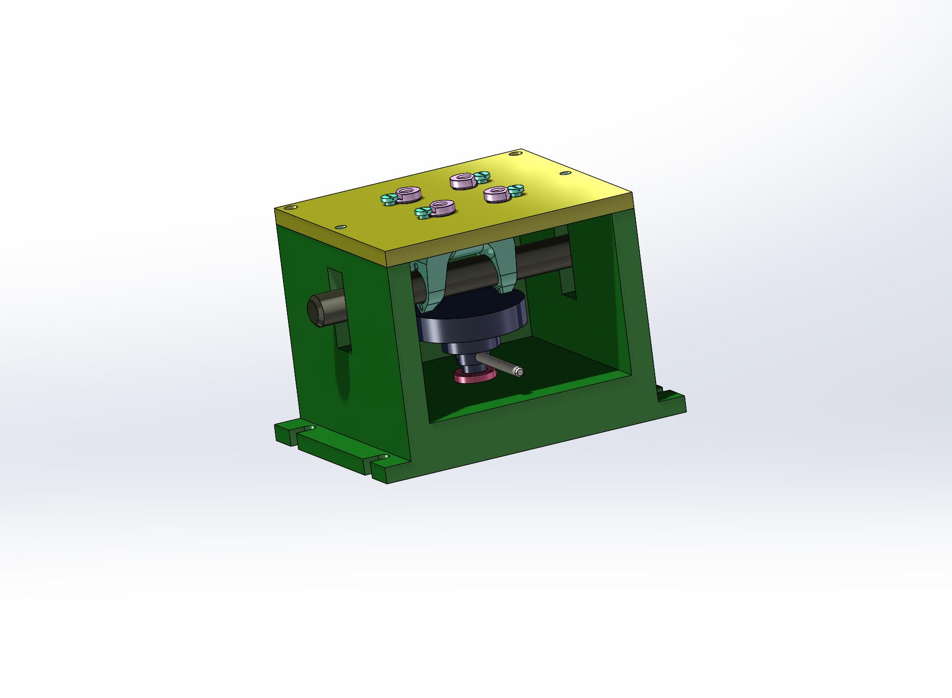 传动轴突缘叉钻14孔三维夹具设计【含三维】 896997